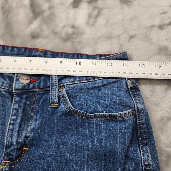 Vintage Wrangler Jeans Womens 3 Juniors Blue Mid Rise Slim Straight Leg Western - Picture 8 of 12
